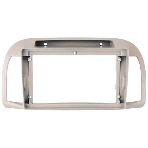 Комплект рамки с разъёмами 9" Nissan March 3 K12 2002-2010 серебро
