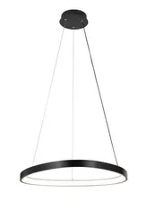 Люстра подвесная светодиодная Rilon 2550/650P BLACK, 68 Вт, чёрная
