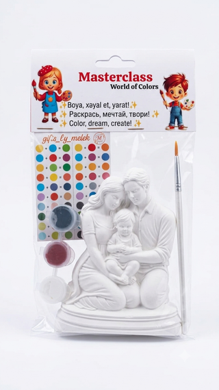 Gips fiqurlar. Masterclass world of colors 9