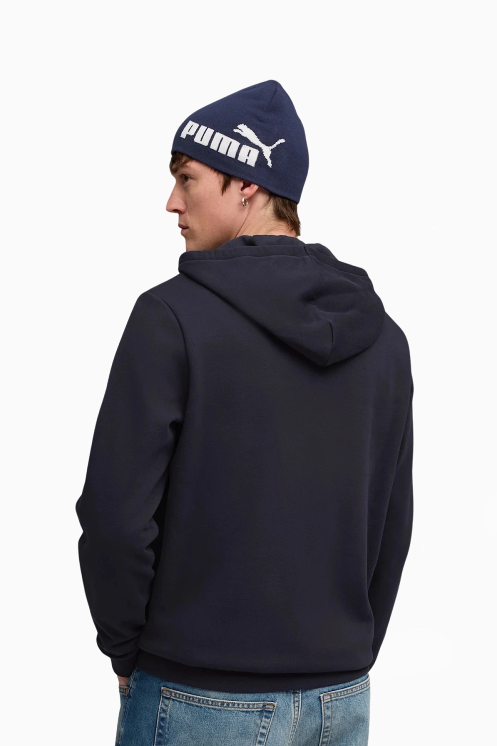 Кофта Puma Essentials No.1 Logo Full-Zip - темно-синий