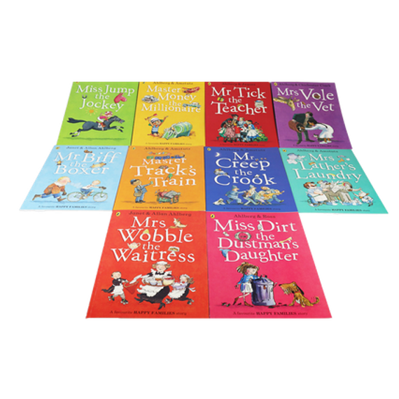 Happy Families Stories Series 10 Books Collection Set
