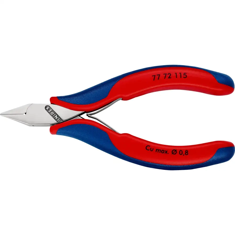Кусачки боковые для электроники 115 мм Knipex 77 72 115 SB