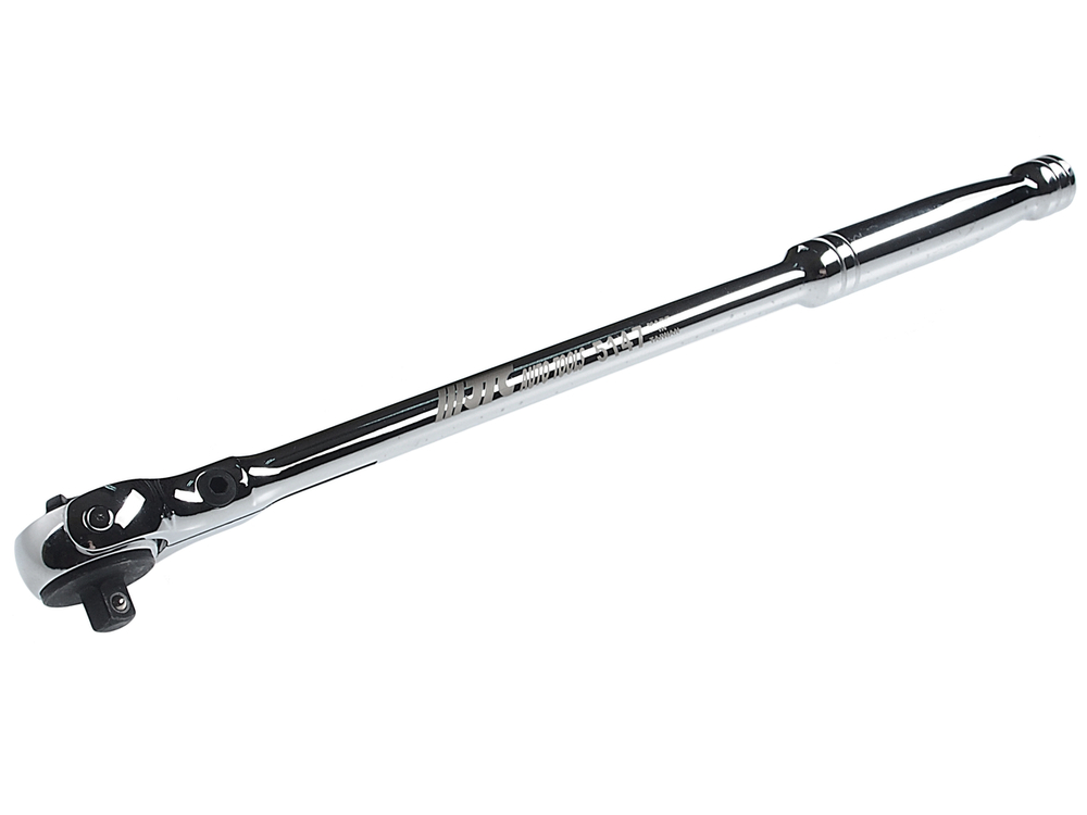 Ключ трещотка 1/4" 72 зуба 257мм шарнирный металлическая рукоятка JTC