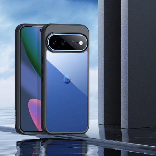 Чехол прозрачный с черными рамками для Google Pixel 10 Pro XL, серия Aimo Series от Dux Ducis