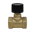 Клапан балансировочный ручной латунь 2014 Ду 20 G3/4" Ру16 Тмакс=120 оС ВР Kvs=2.5м3/ч без ниппелей EURO Aquasfera 2014-02