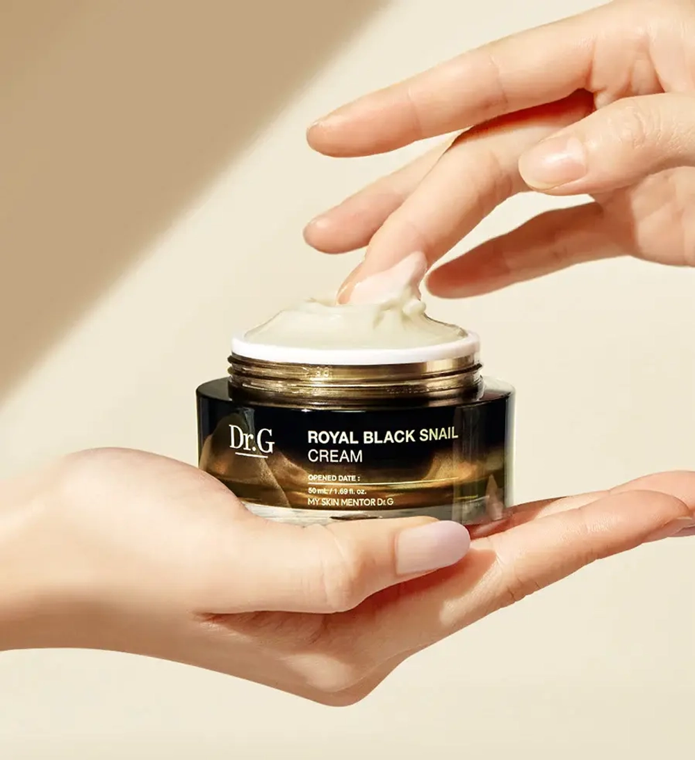 Dr.G Royal Black Snail Cream Антивозрастной крем с муцином черной улитки