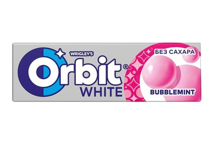 Жевательная резинка "Orbit White Bubblemint" без сахара