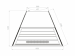 Кондитерская витрина Carboma K70 VV-3 STANDARD (версия 2.0) (Flandria 2)