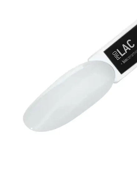 IQ BEAUTY Лак для ногтей профессиональный укрепляющий с биокерамикой #044, 12.5 мл Молочный, полупрозрачный