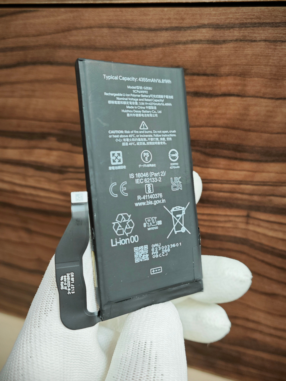 Аккумулятор для Google Pixel 6A (GLU7G) Категория: "Премиум качество" АКБ 4410mAh Li-ion Polymer