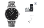 TISSOT Meishi Collection Quartz Movement Men"s Watches Watch 38mm Black Dial Stainless Steel Case