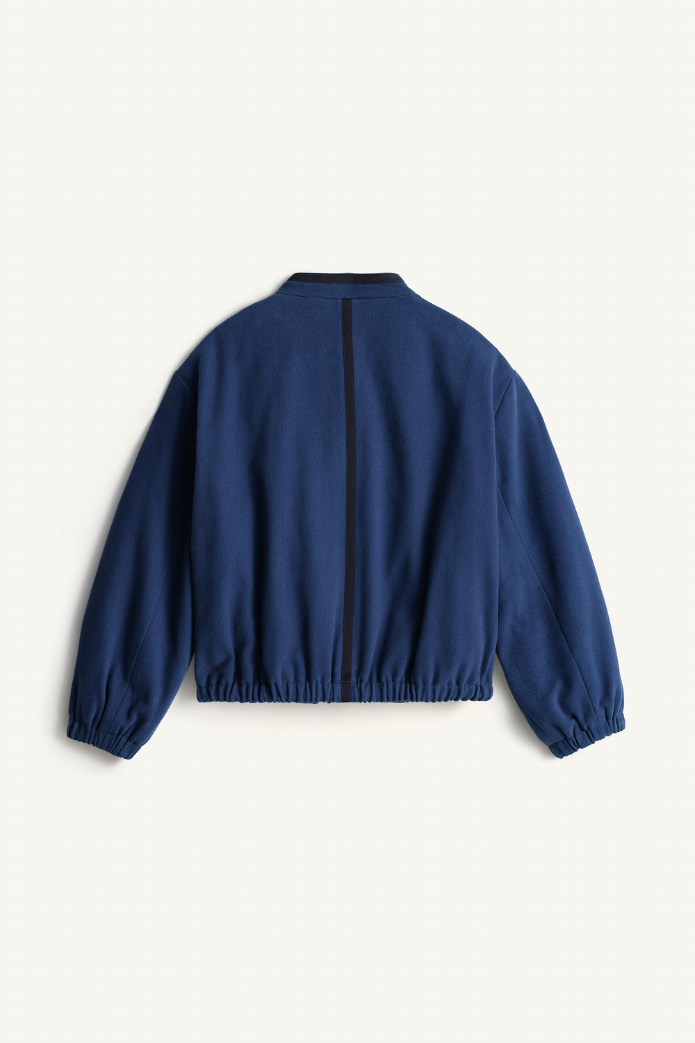 ZARA КУРТКА С КОНТРАСТНОЙ ЗАСТЕЖКОЙ - LIMITED EDITION, ТЕМНО-СИНИЙ