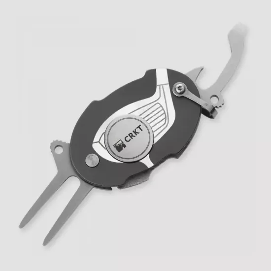 Складной нож CRKT - брелок Gekkota Golf CR/5310 c клинком из стали 2CR13MoV, рукоять алюминий