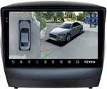 Магнитола для Hyundai iХ35, Tucson 2 2009-2015 (штатный усилитель) - Teyes CC3-2K-360 монитор 9.5" 2K QLED на Android 10, Быстрая, CarPlay, 4G SIM-слот, 4 камеры в комплекте