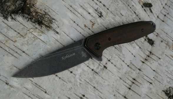 Цена наСкладной нож Кобальт, Витязь, сталь 95х18, рукоять микарта