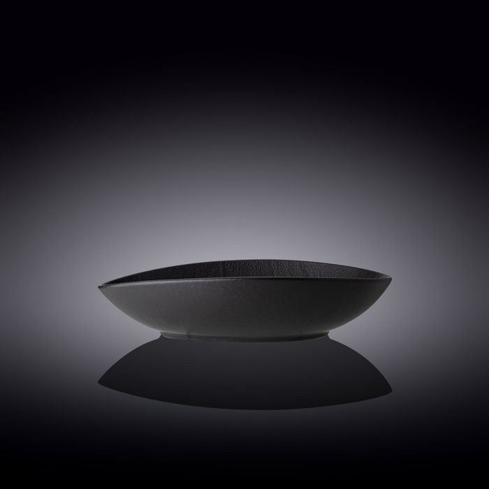 WILMAX Slatestone Фарфоровый овальный салатник WL-661120/A, 25x16.5x6 см, черный WILMAX Slatestone Фарфоровый овальный салатник WL-661120/A, 25x16.5x6 см, черный