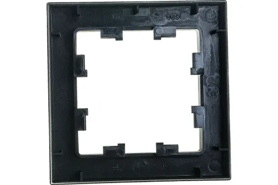 Рамка Systeme Electric ATLASDESIGN 1-постовая карбон 34602