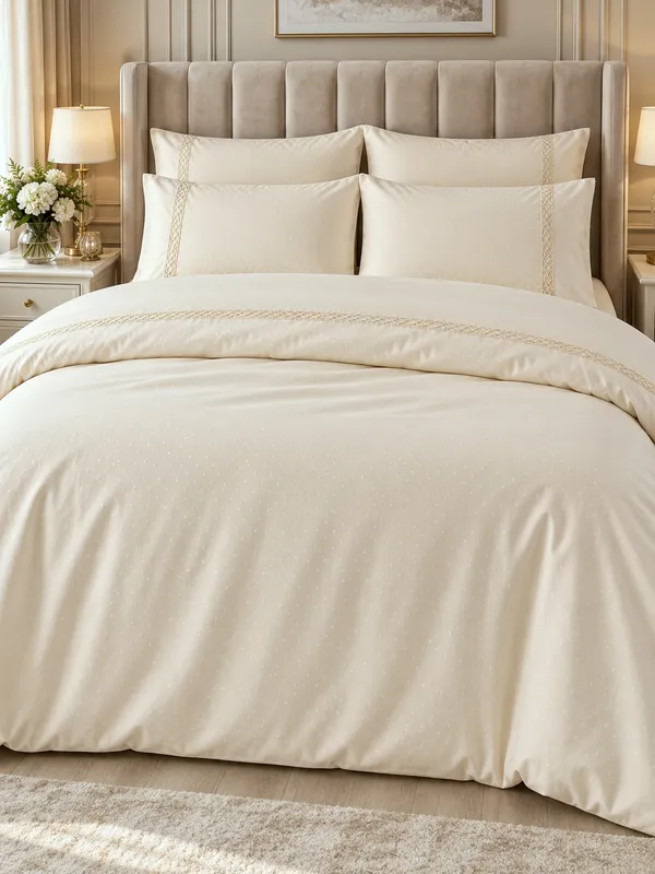 Gelin Home КПБ 6 пр. MYKONOS бежевый цвет пододеяльник 200*220, простынь 240*260, наволочки 50*70 2шт, декоративные наволочки 50*70 2шт GLNN204