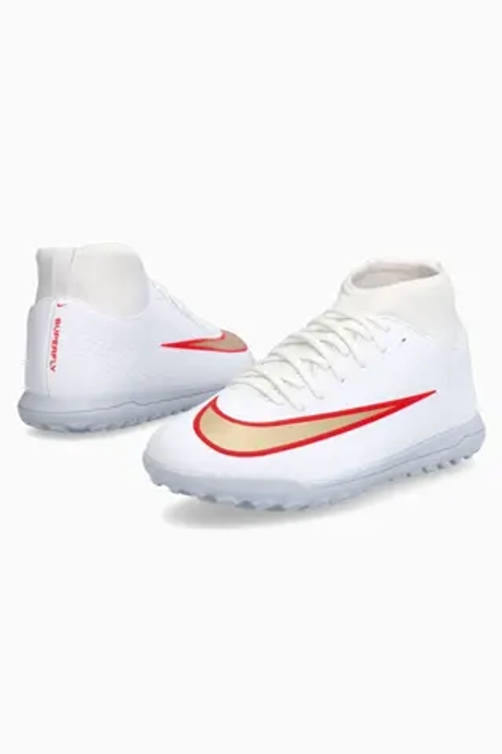 Сороконожки Nike Zoom Mercurial Superfly 11 Club High TF Junior - белый