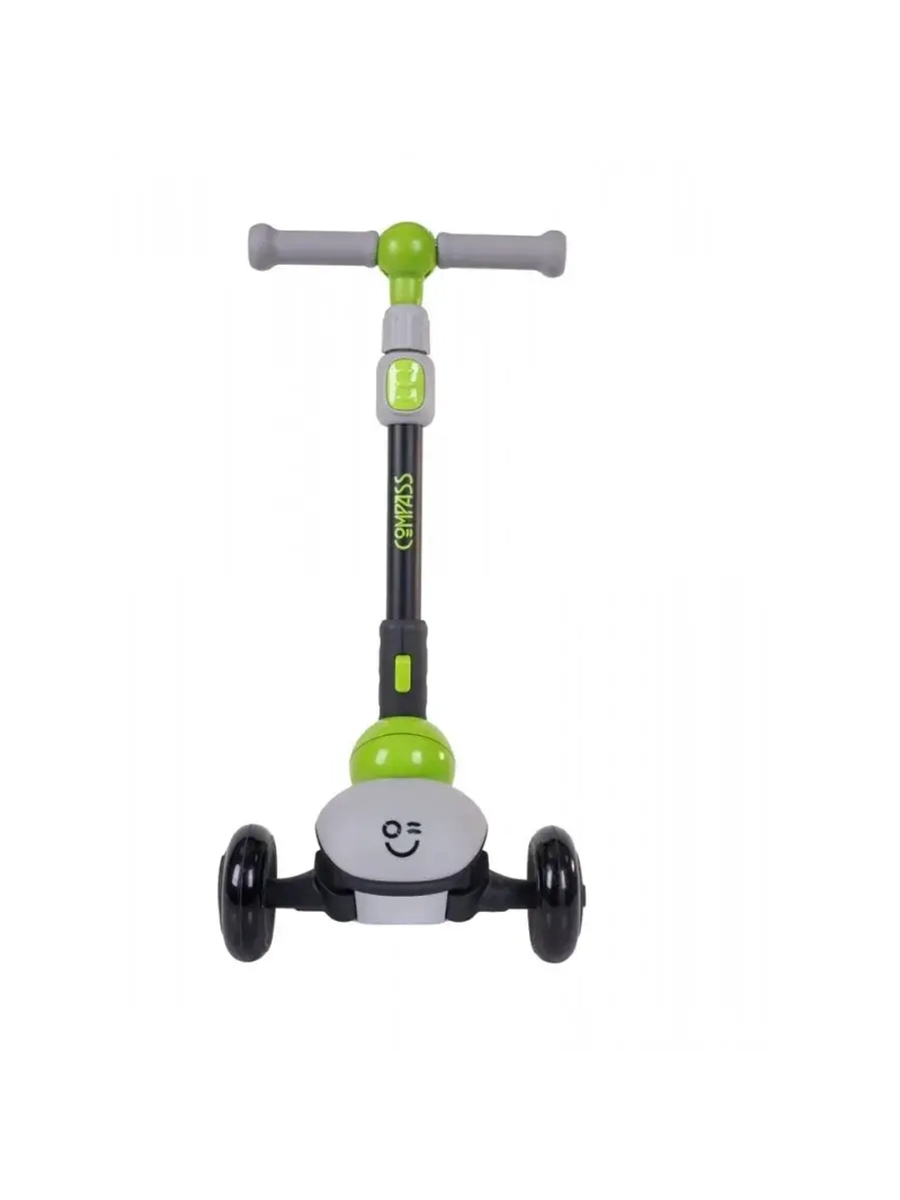 Самокат ТТ Compass grey/green 1/4 серый/зеленый