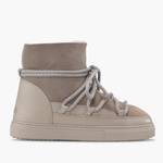 Высокие комбинированные кеды INUIKII Sneaker Classic Grey на меху