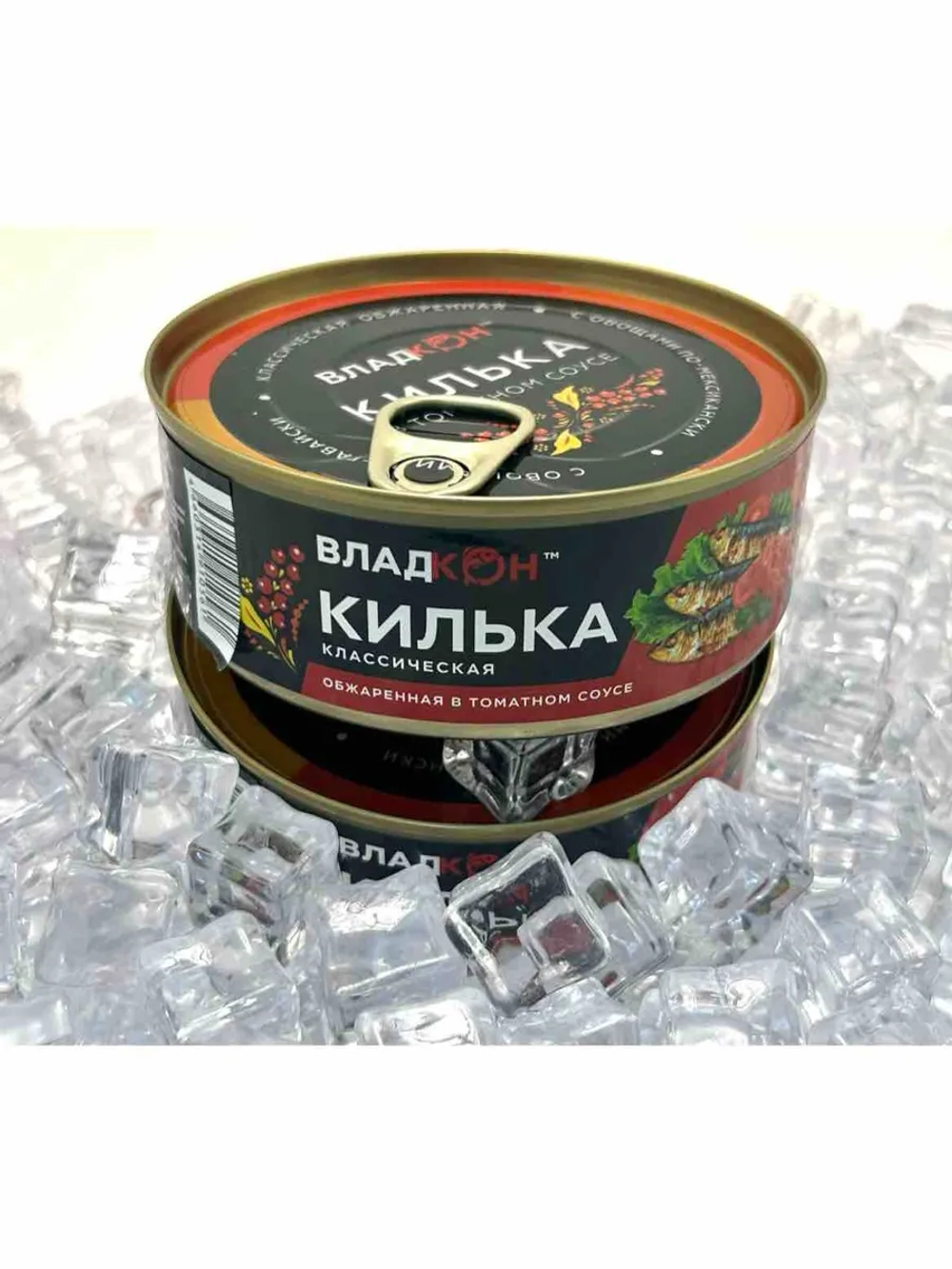 Килька в томатном соусе с овощным гарниром 240г