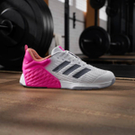 Кроссовки женские Adidas Dropset 3 (Розово-Белые)
