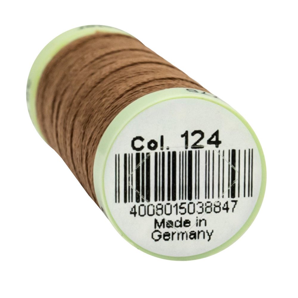 Нитки отделочные Gutermann Top Stitch 30 (30 метров), 5 кат. | 124 золотисто-коричневый
