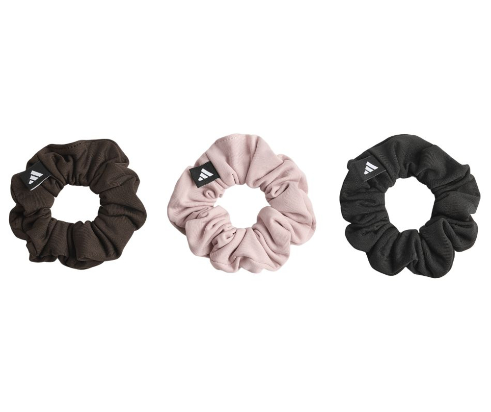 Band Adidas Scrunchies 3P - aurora coffee/dual lilac/black