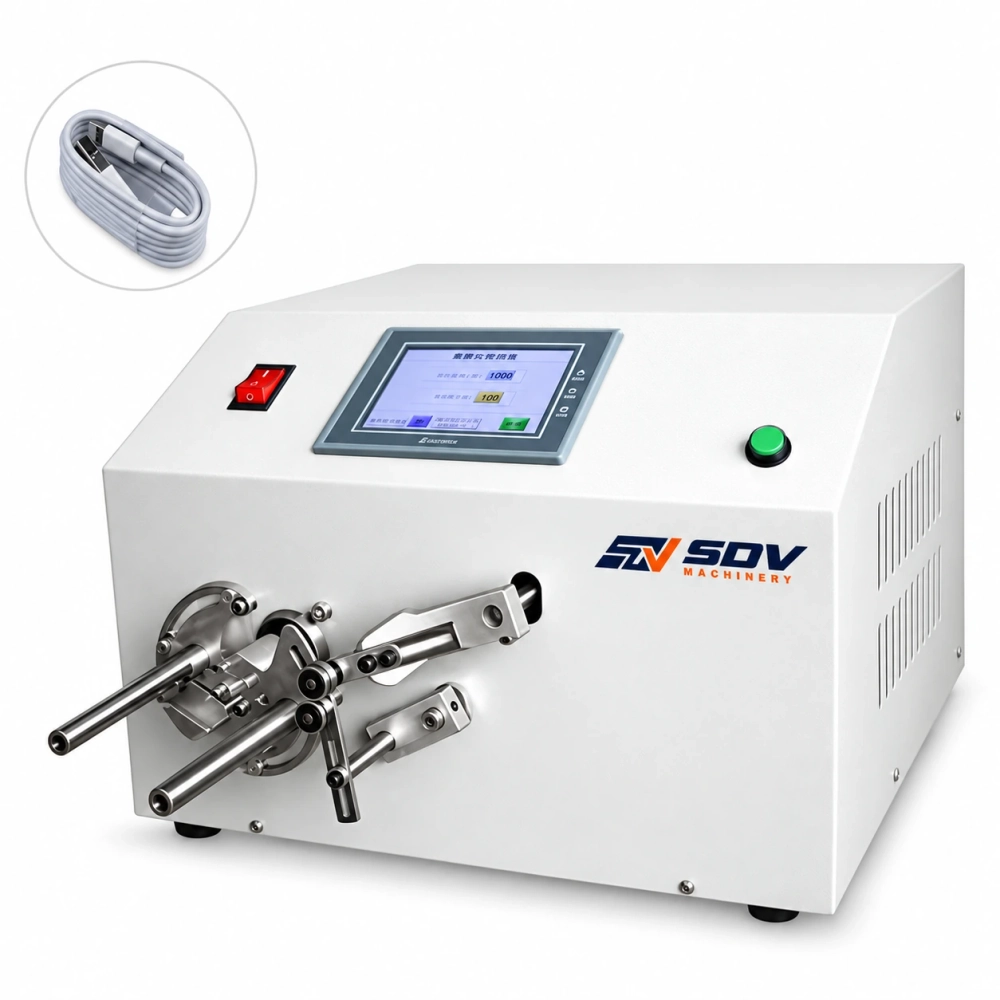 Станок для намотки USB-кабелей и картонной бумаги SDV-EW-20E