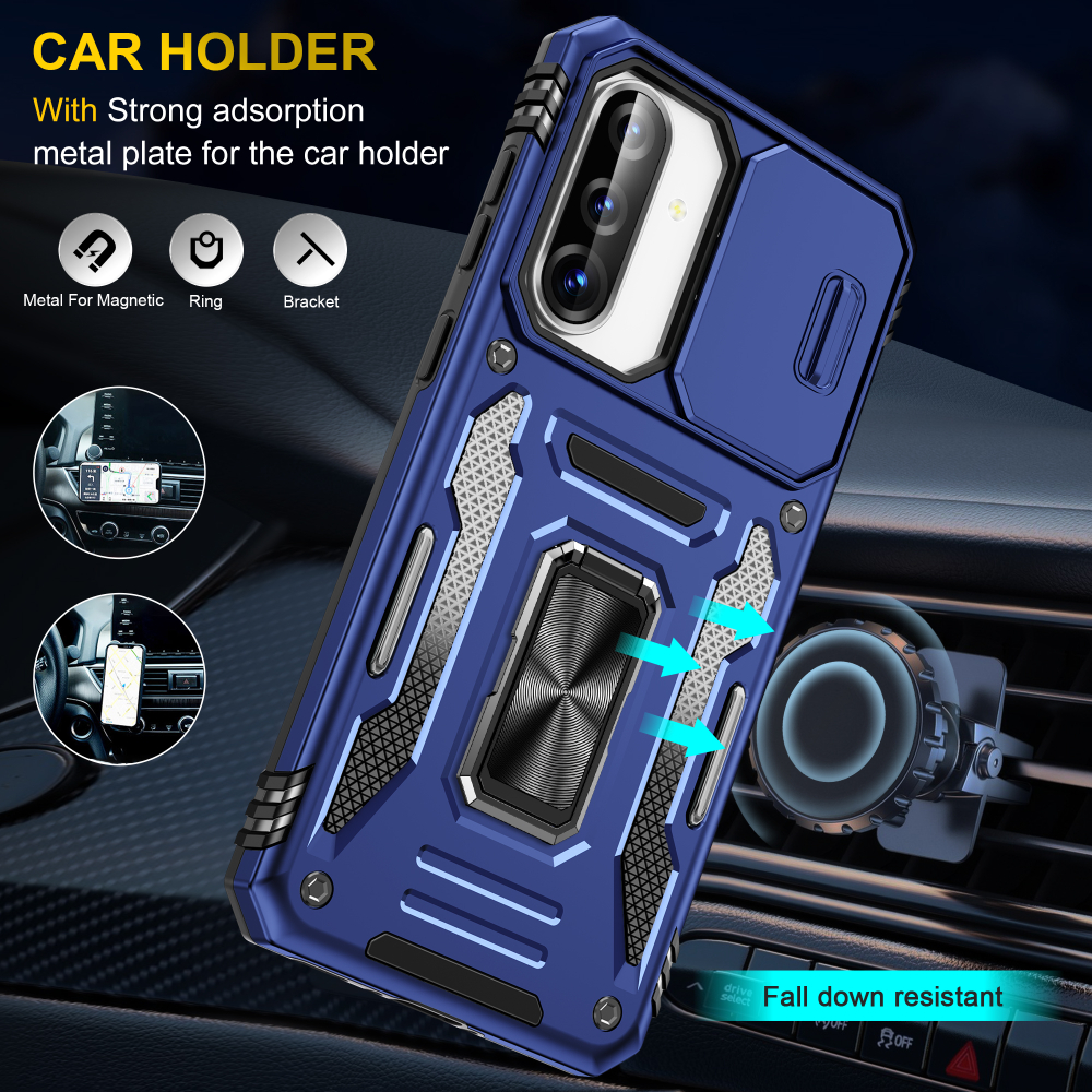 Чехол Safe Case с кольцом и защитой камеры для Samsung Galaxy A56