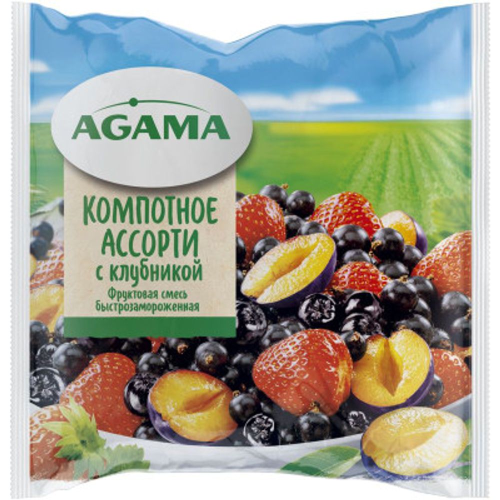 Компотное ассорти с клубникой 300гр AGAMA 1/18
