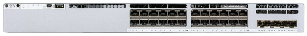 Коммутатор Cisco C9300L-24P-4X-A