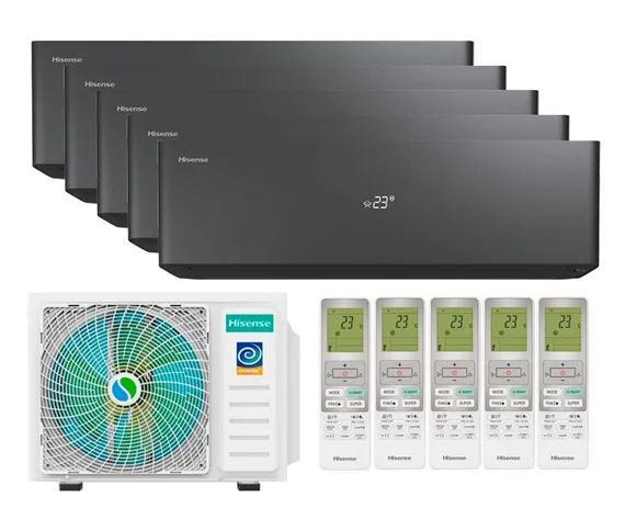 Мульти сплит-система Hisense 5 x AS-10UW4RXVQH00AG(B) / AMW5-42U4RTA