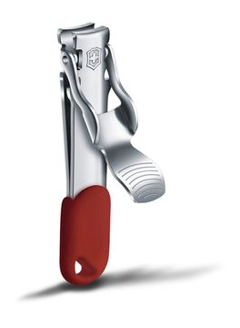 Книпсер VICTORINOX, с отверстием для шнурка, сталь, красный, в блистере