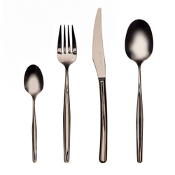 Набор BALI black 62-63 столовые приборы Belo Inox Черный