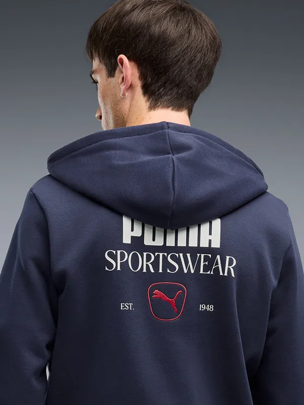 Толстовка мужская PUMA PUMA CLASS Graphic Full-Zip Hoodie FL