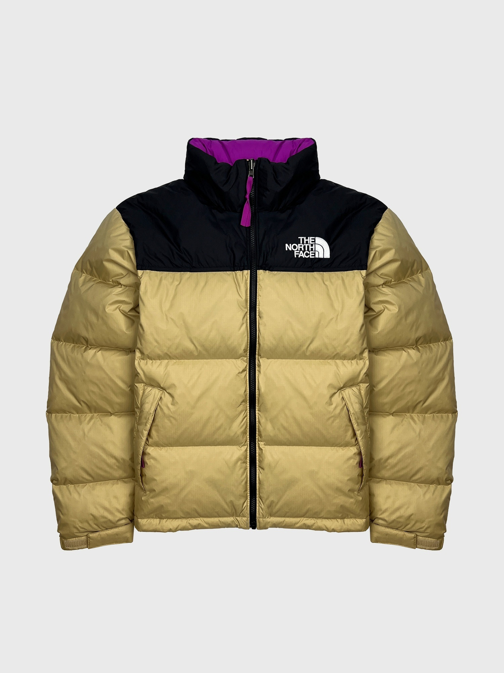 Пуховик The North Face Black & Khaki 1996 Retro Nuptse