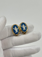 Клипсы Wedgwood синие