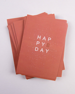 Открытка "HAPPY BIRTHDAY / С ДНЕМ РОЖДЕНИЯ"