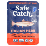 Safe Catch, дикая тихоокеанская горбуша, без кожи и костей, с итальянскими травами, 74 г