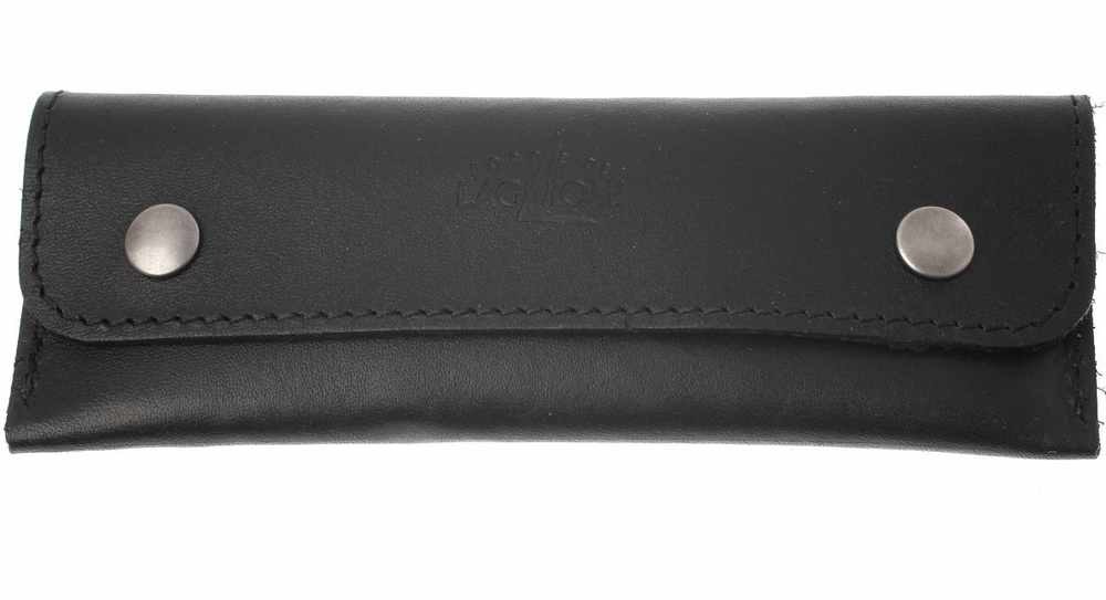 Black leather case for sommelier