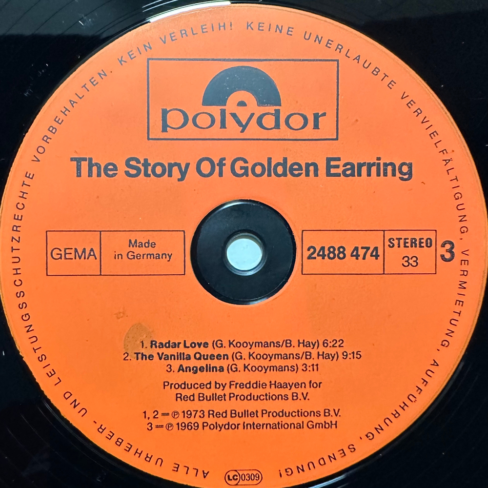Golden Earring - The Story Of 2LP (Германия 1978г.)