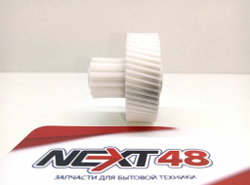 Шестерня мясорубки Redmond RMG-1201 10 и 48 прямой зуб D=73/24 H=36/15 d=8