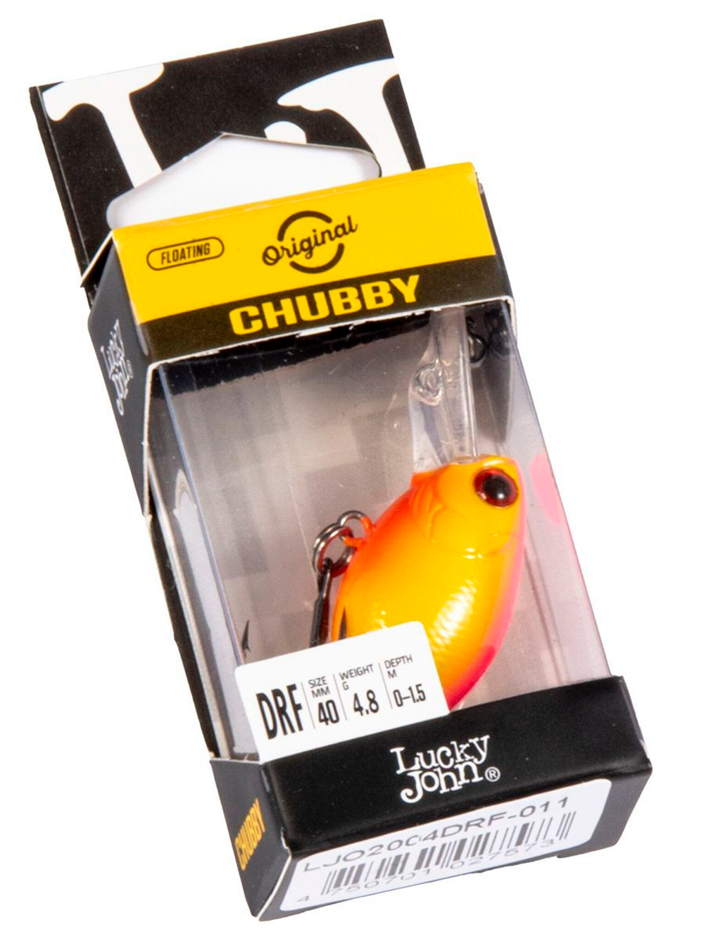 Воблер плавающий Lucky John Original CHUBBY DR F 04/031