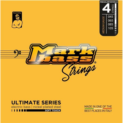 Markbass Ultimate Series MB4ULNP45105LS струны для бас-гитары, 45-105, никель, soft touch