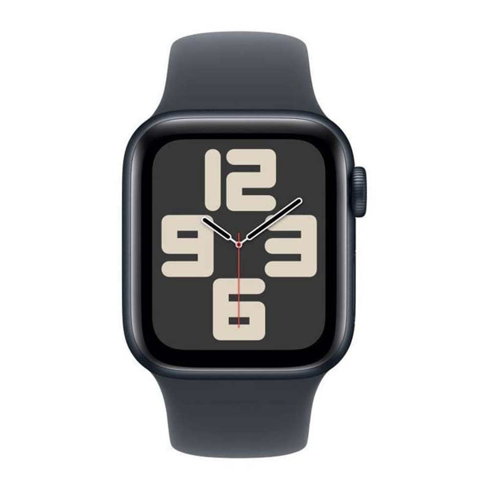 Apple Watch SE (2024), 40 мм корпус из алюминия цвета «Midnight», ремешок Sport Band размера M/L цвета «Midnight»