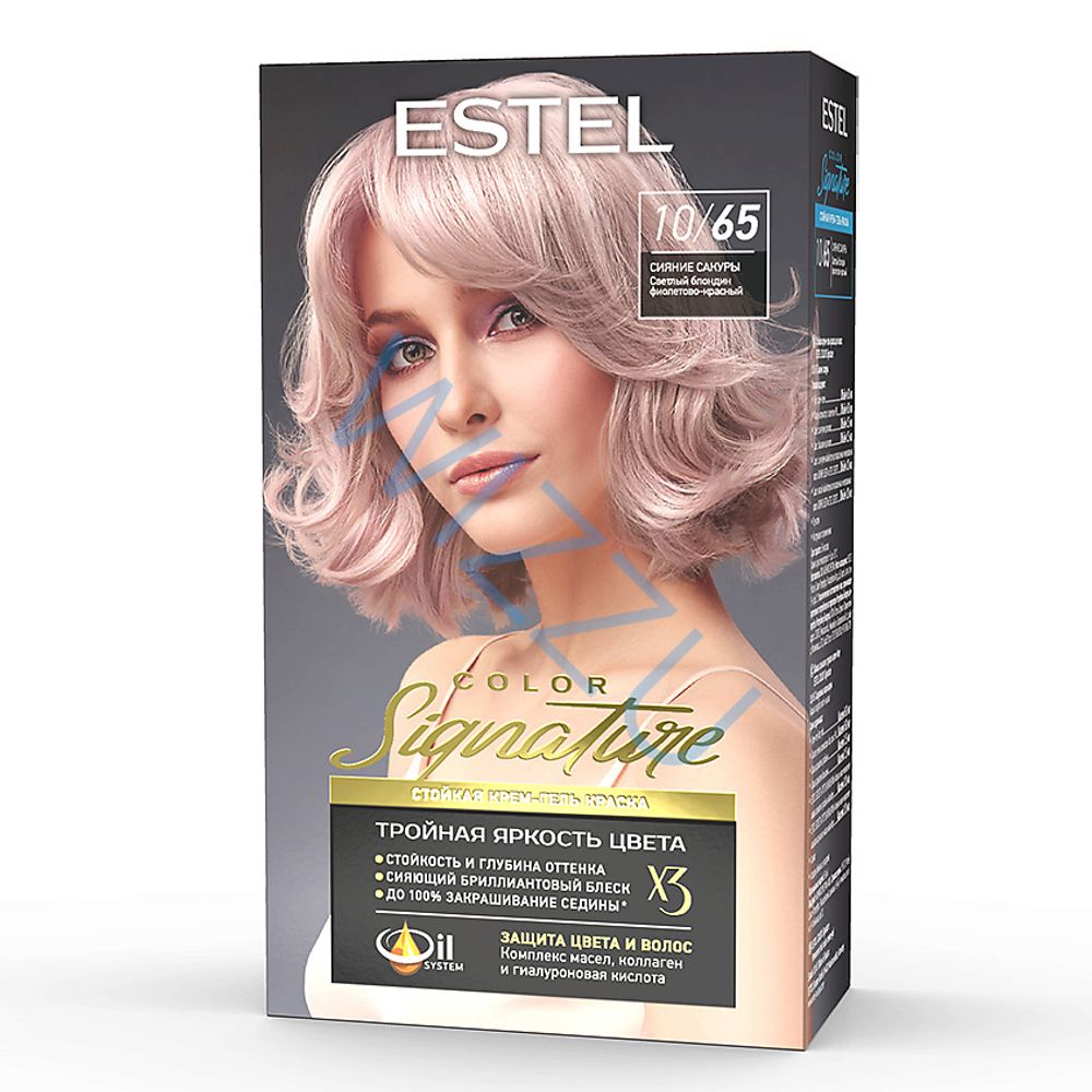 Краска для волос ESTEL COLOR Стойкая крем-гель Signature Сияние сакуры