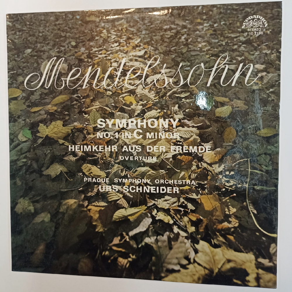 Felix Mendelssohn Bartholdy, The Prague Symphony Orchestra, Urs Schneider Symphony No 1 In C Minor Heimkehr Aus Der Fremde Overture