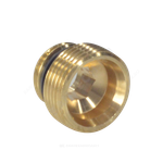 Переходник латунь 1/2"x3/4" под евроконус НР R483 Giacomini R483Y023